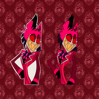 Alastor Sticker set - Hazbin Hotel Sticker Set