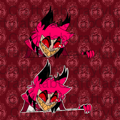 Alastor Sticker set - Hazbin Hotel Sticker Set