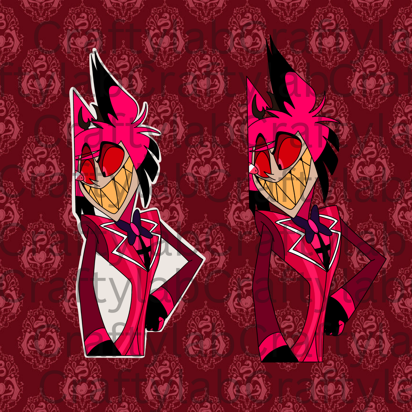 Alastor Sticker set - Hazbin Hotel Sticker Set