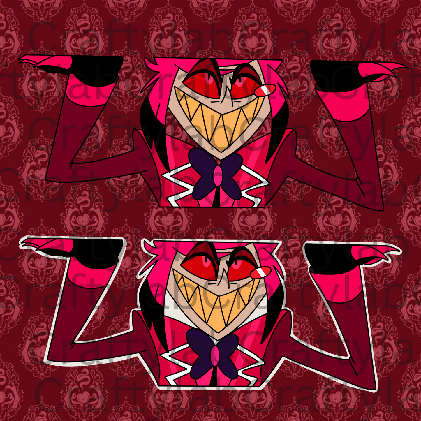 Alastor Sticker set - Hazbin Hotel Sticker Set